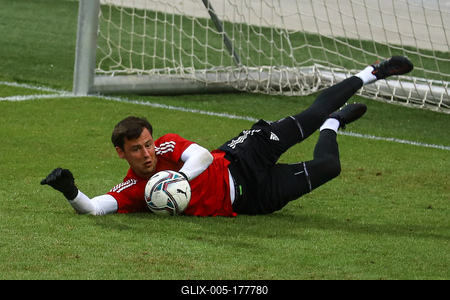 Football Conference League - FC Basel training before the match against Újpest FC-stock-foto