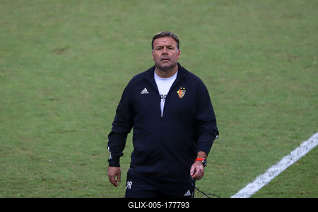 Football Conference League - FC Basel training before the match against Újpest FC-stock-foto