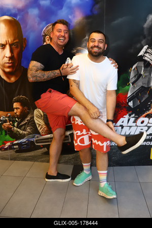 Halálos iramban 9. című  film premierje.-stock-foto