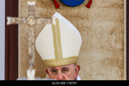 POPE - FRANCIS - VISITS - BUDAPEST-stock-foto