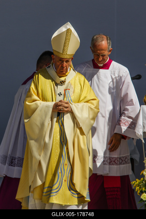 POPE - FRANCIS - VISITS - BUDAPEST-stock-foto