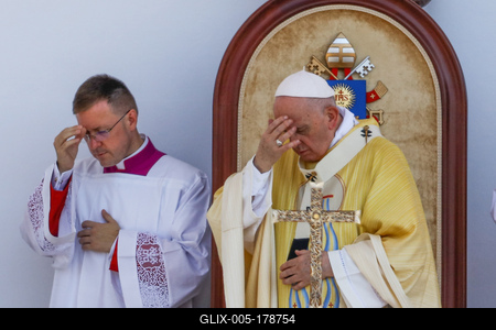 POPE - FRANCIS - VISITS - BUDAPEST-stock-foto