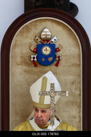 POPE - FRANCIS - VISITS - BUDAPEST-stock-foto