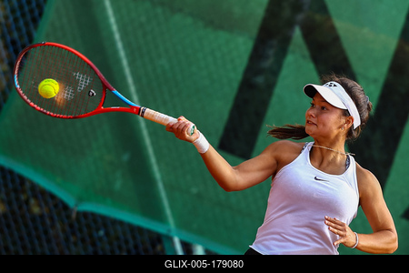 Naturtex Adult Hungarian National Championship Women 's Doubles Final 2021.-stock-foto