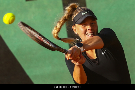 Naturtex Adult Hungarian National Championship Women 's Doubles Final 2021.-stock-foto