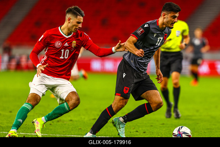 2022 FIFA World Cup Qualifier match between Hungary and Albania.-stock-foto