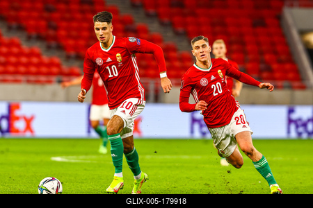 2022 FIFA World Cup Qualifier match between Hungary and Albania.-stock-foto