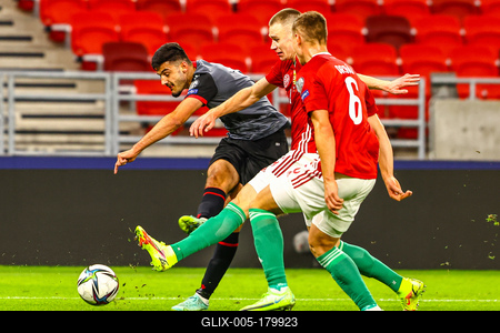 2022 FIFA World Cup Qualifier match between Hungary and Albania.-stock-foto
