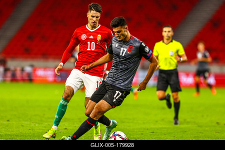 2022 FIFA World Cup Qualifier match between Hungary and Albania.-stock-foto