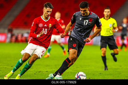 2022 FIFA World Cup Qualifier match between Hungary and Albania.-stock-foto