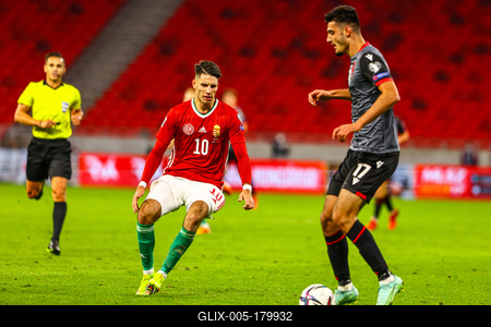 2022 FIFA World Cup Qualifier match between Hungary and Albania.-stock-foto