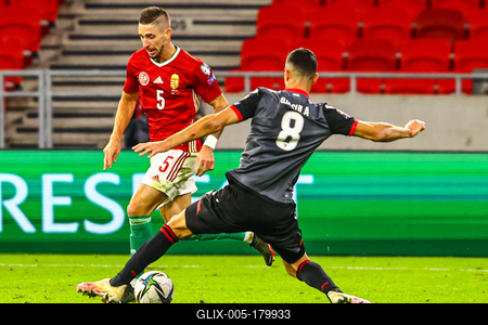 2022 FIFA World Cup Qualifier match between Hungary and Albania.-stock-foto