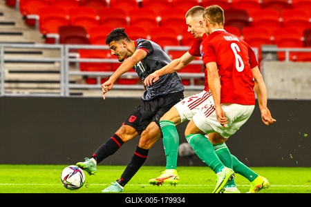 2022 FIFA World Cup Qualifier match between Hungary and Albania.-stock-foto