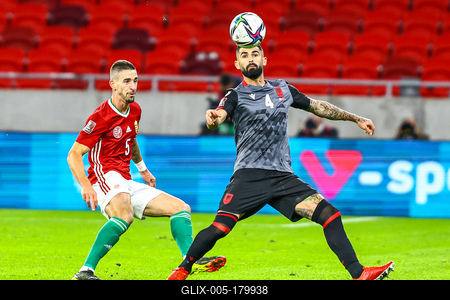 2022 FIFA World Cup Qualifier match between Hungary and Albania.-stock-foto