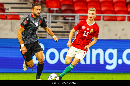 2022 FIFA World Cup Qualifier match between Hungary and Albania.-stock-foto