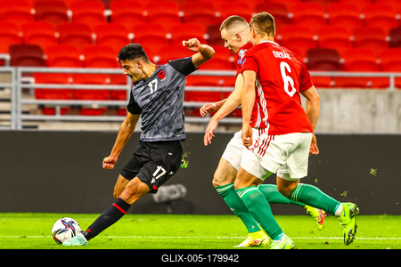 2022 FIFA World Cup Qualifier match between Hungary and Albania.-stock-foto