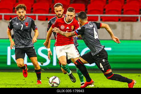 2022 FIFA World Cup Qualifier match between Hungary and Albania.-stock-foto