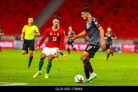 2022 FIFA World Cup Qualifier match between Hungary and Albania.-stock-foto