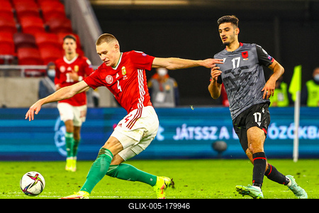 2022 FIFA World Cup Qualifier match between Hungary and Albania.-stock-foto