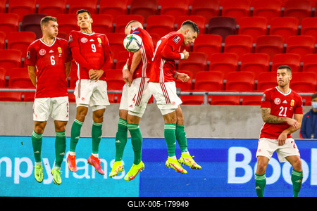 2022 FIFA World Cup Qualifier match between Hungary and Albania.-stock-foto