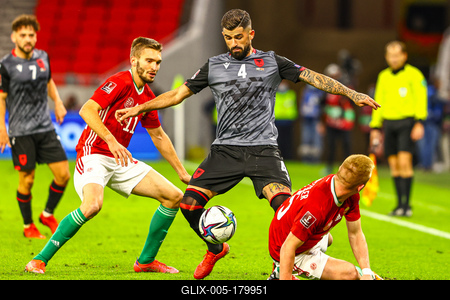 2022 FIFA World Cup Qualifier match between Hungary and Albania.-stock-foto