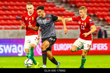 2022 FIFA World Cup Qualifier match between Hungary and Albania.-stock-foto