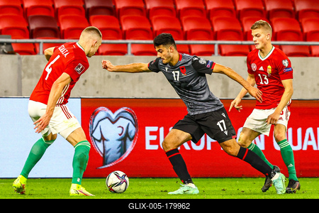 2022 FIFA World Cup Qualifier match between Hungary and Albania.-stock-foto