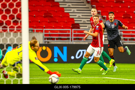 2022 FIFA World Cup Qualifier match between Hungary and Albania.-stock-foto