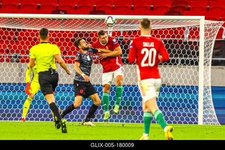 2022 FIFA World Cup Qualifier match between Hungary and Albania.-stock-foto