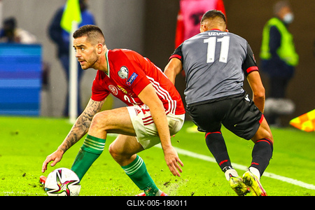 2022 FIFA World Cup Qualifier match between Hungary and Albania.-stock-foto