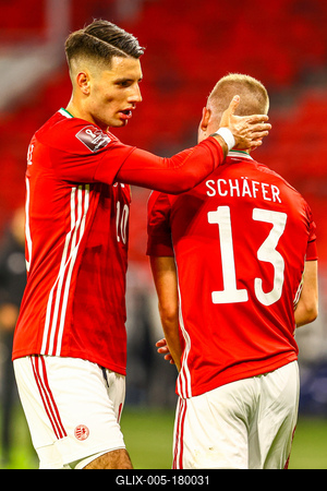 2022 FIFA World Cup Qualifier match between Hungary and Albania.-stock-foto