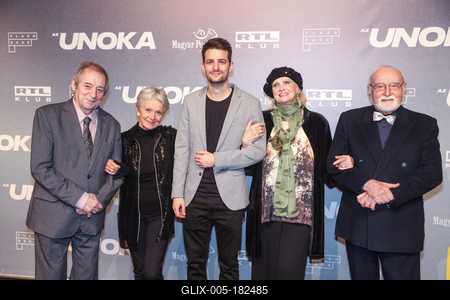 Az unoka - magyar filmdráma premierje-stock-foto