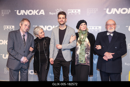 Az unoka - magyar filmdráma premierje-stock-foto