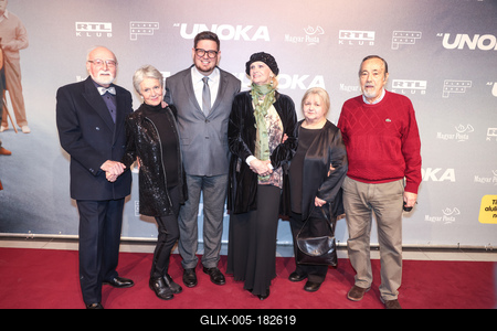 Az unoka - magyar filmdráma premierje-stock-foto