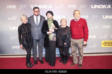 Az unoka - magyar filmdráma premierje-stock-foto