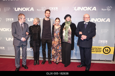 Az unoka - magyar filmdráma premierje-stock-foto