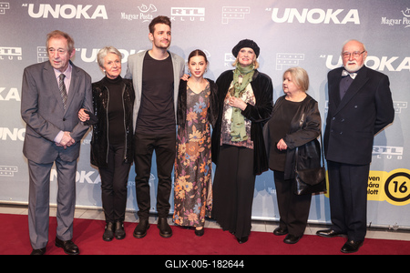 Az unoka - magyar filmdráma premierje-stock-foto