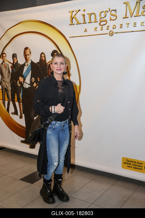 King’s Man: A kezdetek - Premier vetítése-stock-foto