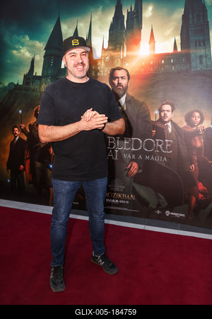 LEGENDÁS ÁLLATOK- DUMBLEDORE TITKAI- magyarországi gálapremier-stock-foto