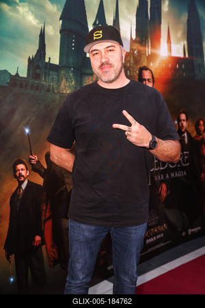 LEGENDÁS ÁLLATOK- DUMBLEDORE TITKAI- magyarországi gálapremier-stock-foto