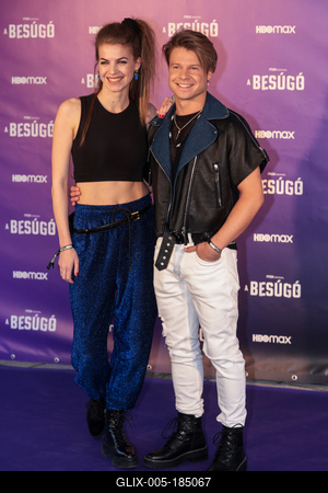 A besúgó - Purple Carpet esemény.-stock-foto