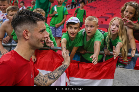 Hungary v England - UEFA Nations League - Group A3 - Puskas Arena-stock-foto