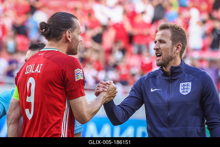 Hungary v England - UEFA Nations League - Group A3 - Puskas Arena-stock-foto