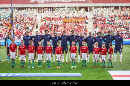 Hungary v England - UEFA Nations League - Group A3 - Puskas Arena-stock-foto