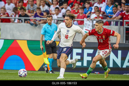 Hungary v England - UEFA Nations League - Group A3 - Puskas Arena-stock-foto