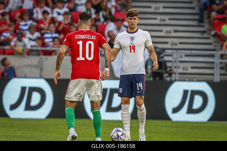Hungary v England - UEFA Nations League - Group A3 - Puskas Arena-stock-foto