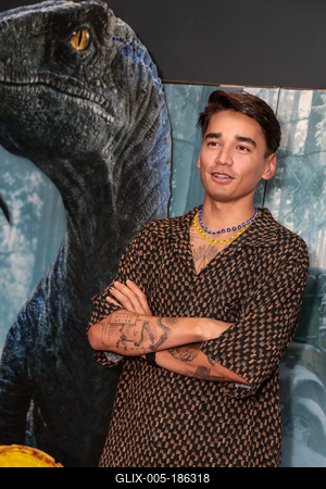 Jurassic World című film magyarországi díszbemutatója.-stock-foto