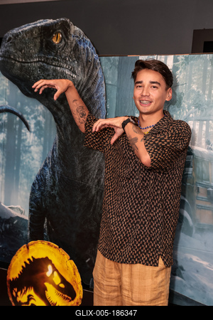 Jurassic World című film magyarországi díszbemutatója.-stock-foto