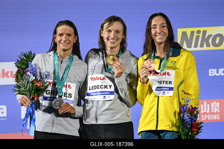 Budapest 2022 FINA World Championships: Swimming - Day 3-stock-foto