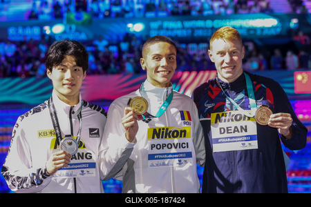 Budapest 2022 FINA World Championships: Swimming - Day 3-stock-foto